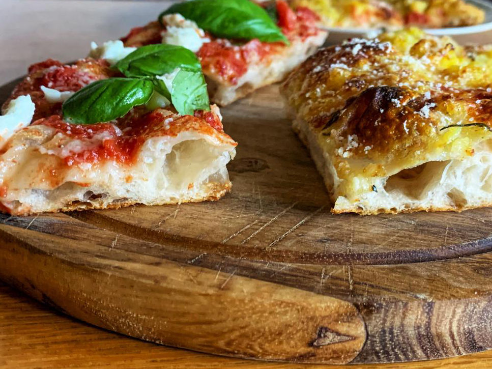 Grundrezept: Pizza vom Backblech – Pizza in Teglia alla Romana
