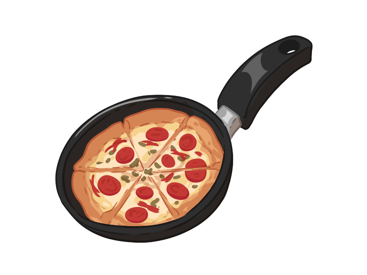 pizza al tegamino Salamico