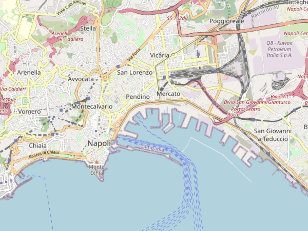 Pizzerien Landkarte 