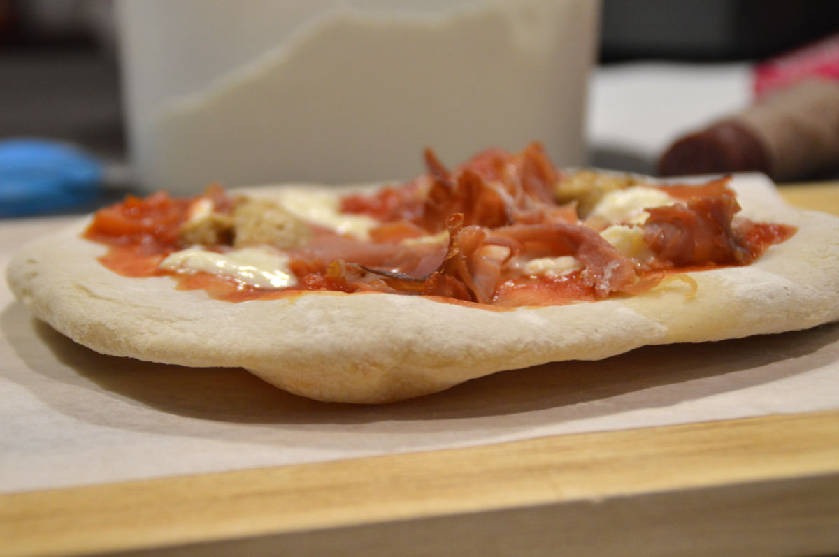 pizza reismehl fertig Salamico