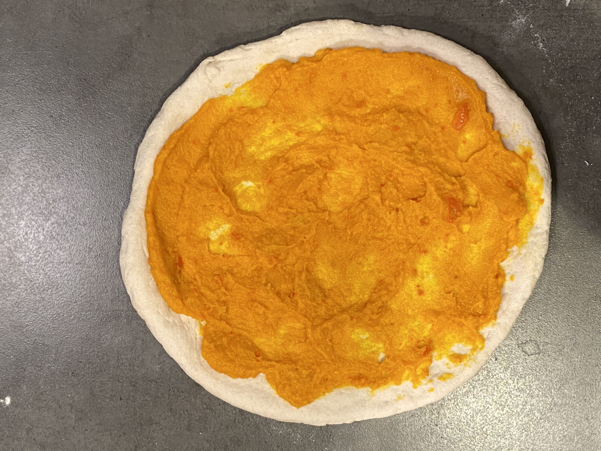 2 pizza kuerbis maronenpesto kuerbiscreme Salamico